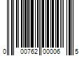 Barcode Image for UPC code 000762000065