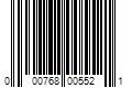 Barcode Image for UPC code 000768005521