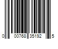 Barcode Image for UPC code 000768351925