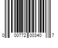 Barcode Image for UPC code 000772003407