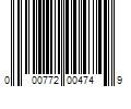 Barcode Image for UPC code 000772004749