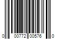 Barcode Image for UPC code 000772005760