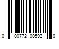 Barcode Image for UPC code 000772005920