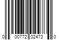 Barcode Image for UPC code 000772024730