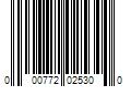 Barcode Image for UPC code 000772025300