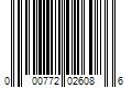 Barcode Image for UPC code 000772026086