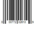 Barcode Image for UPC code 000772026109