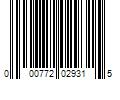 Barcode Image for UPC code 000772029315