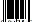 Barcode Image for UPC code 000772031295