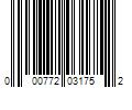 Barcode Image for UPC code 000772031752