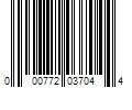 Barcode Image for UPC code 000772037044