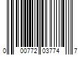 Barcode Image for UPC code 000772037747