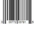 Barcode Image for UPC code 000772037815