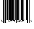 Barcode Image for UPC code 000772040259