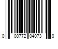 Barcode Image for UPC code 000772040730