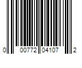 Barcode Image for UPC code 000772041072