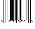 Barcode Image for UPC code 000772043359