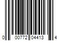 Barcode Image for UPC code 000772044134