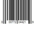 Barcode Image for UPC code 000772044219