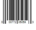 Barcode Image for UPC code 000772050593