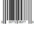 Barcode Image for UPC code 000772053778