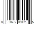 Barcode Image for UPC code 000772060325