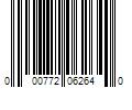 Barcode Image for UPC code 000772062640