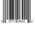 Barcode Image for UPC code 000772064200