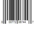 Barcode Image for UPC code 000772067447