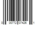 Barcode Image for UPC code 000772074261