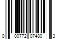 Barcode Image for UPC code 000772074803