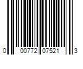 Barcode Image for UPC code 000772075213