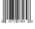 Barcode Image for UPC code 000772075848