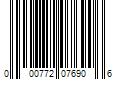 Barcode Image for UPC code 000772076906