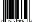 Barcode Image for UPC code 000772089302