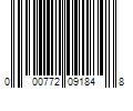 Barcode Image for UPC code 000772091848