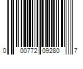 Barcode Image for UPC code 000772092807