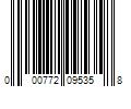 Barcode Image for UPC code 000772095358