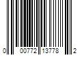 Barcode Image for UPC code 000772137782