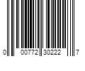 Barcode Image for UPC code 000772302227