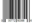 Barcode Image for UPC code 000772503556