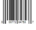 Barcode Image for UPC code 000772847537