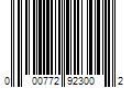 Barcode Image for UPC code 000772923002