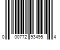 Barcode Image for UPC code 000772934954