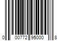 Barcode Image for UPC code 000772950008