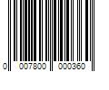 Barcode Image for UPC code 00078000003697