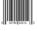 Barcode Image for UPC code 000790200123