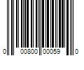 Barcode Image for UPC code 000800000590