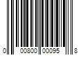 Barcode Image for UPC code 000800000958