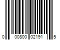 Barcode Image for UPC code 000800021915